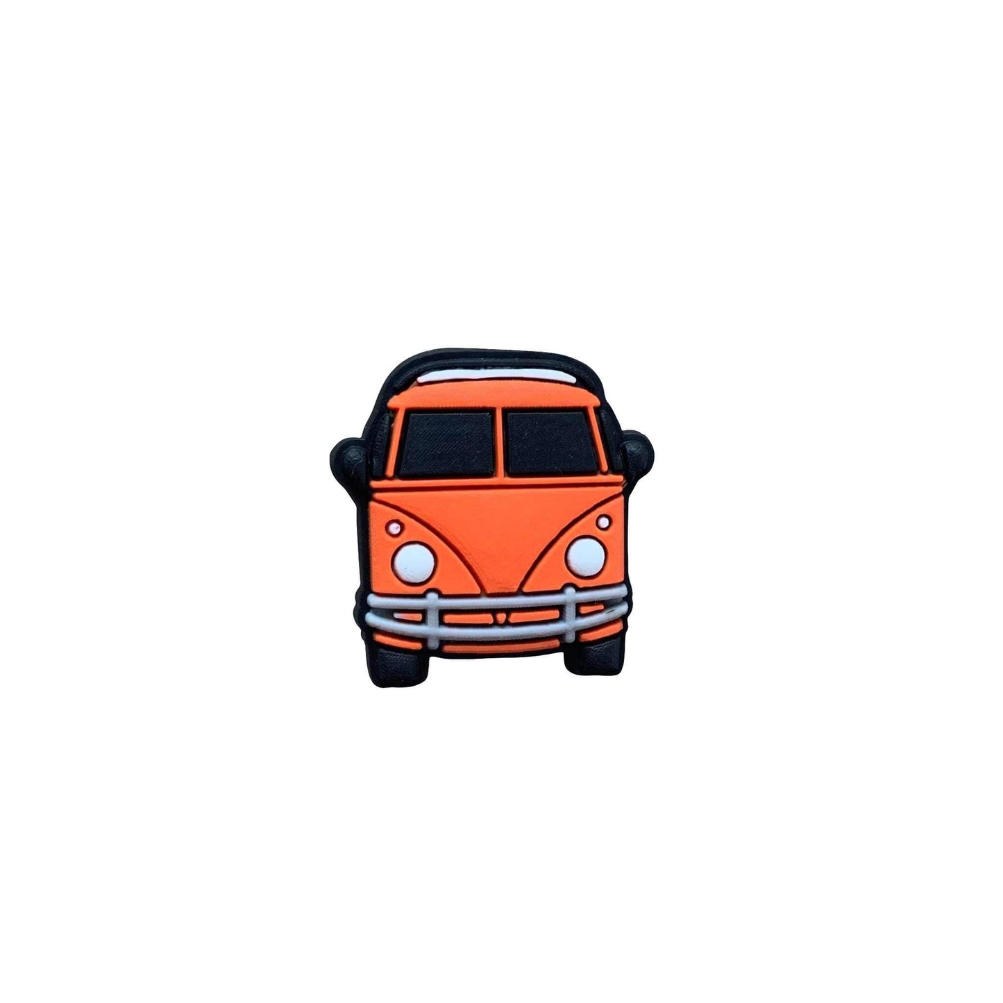 Orange Hippy Van Shoe Croc Charm