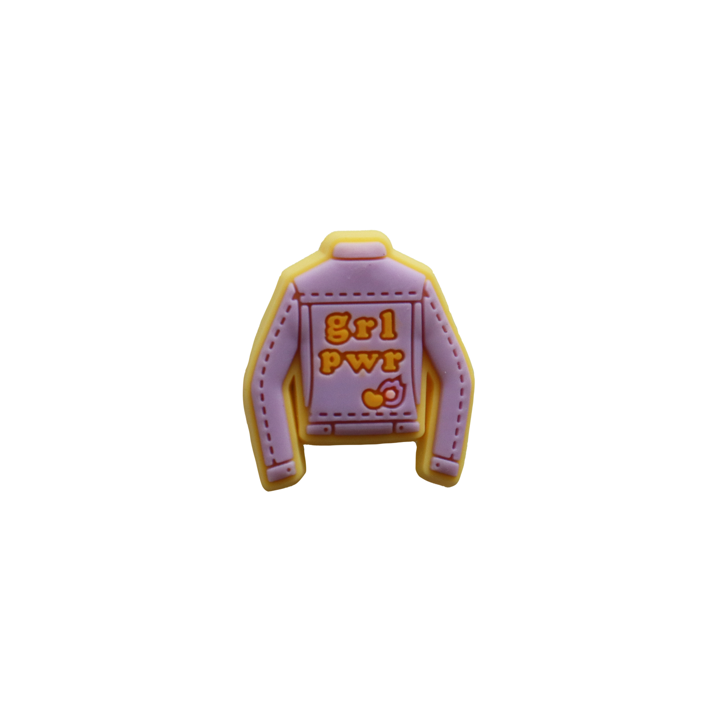 Girl Power Grl Pwr Purple Shoe Crocs Charm