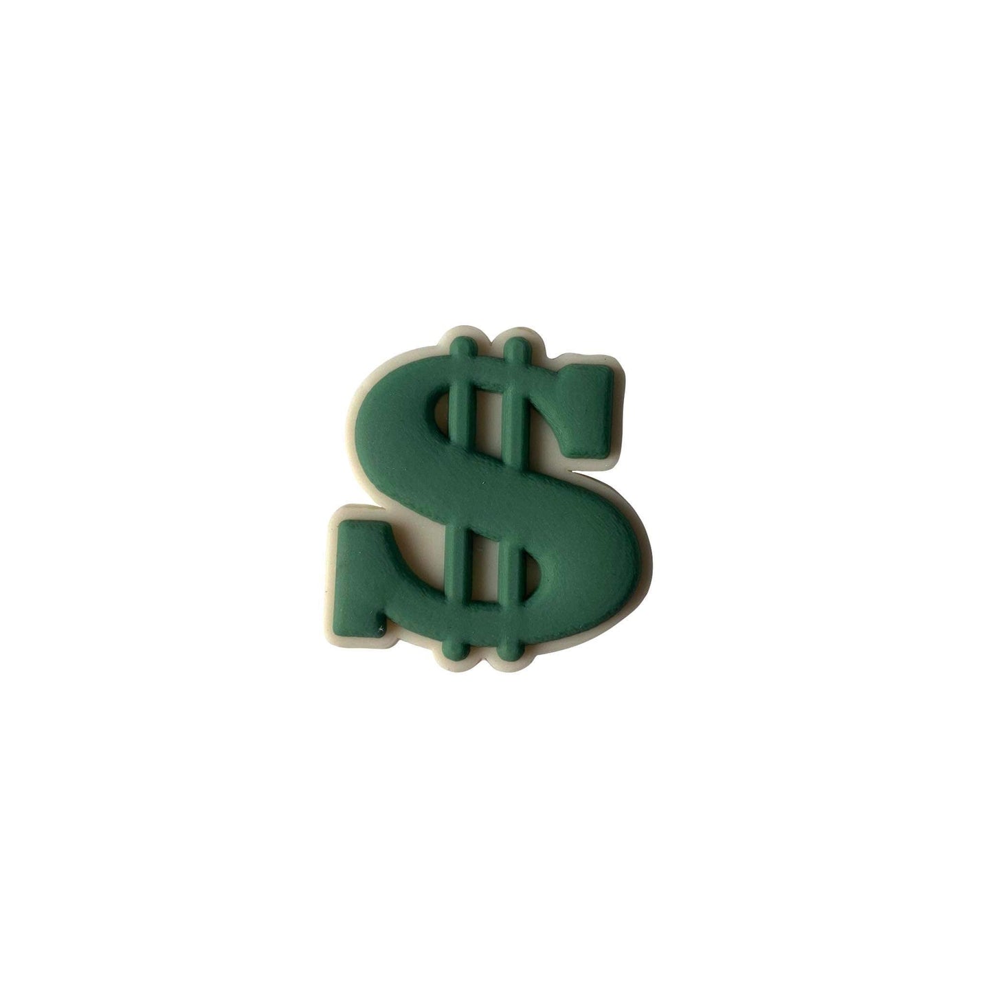 Green Dollar Sign Shoe Croc Charm