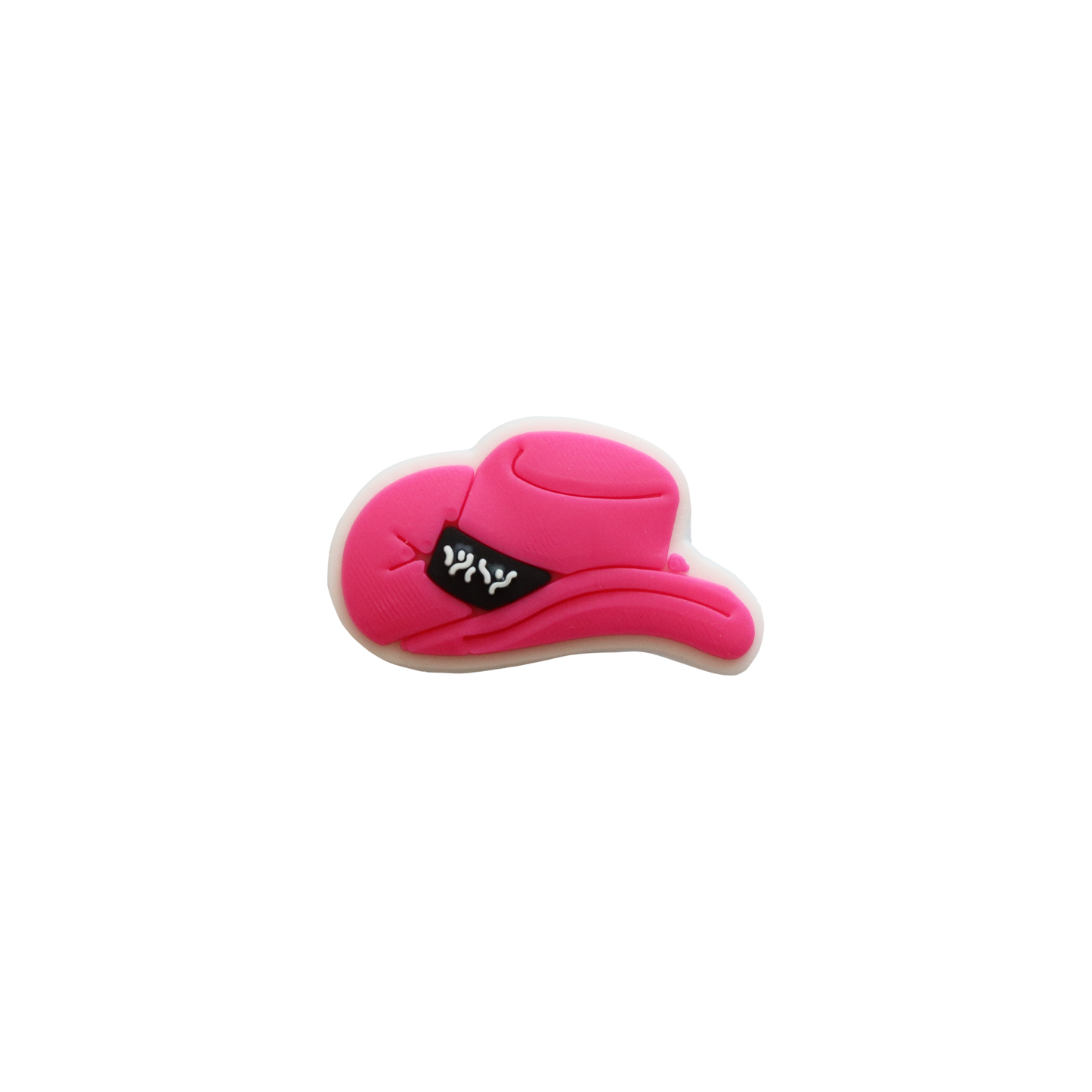 Pink Cowboy Hat Shoe Croc Charm